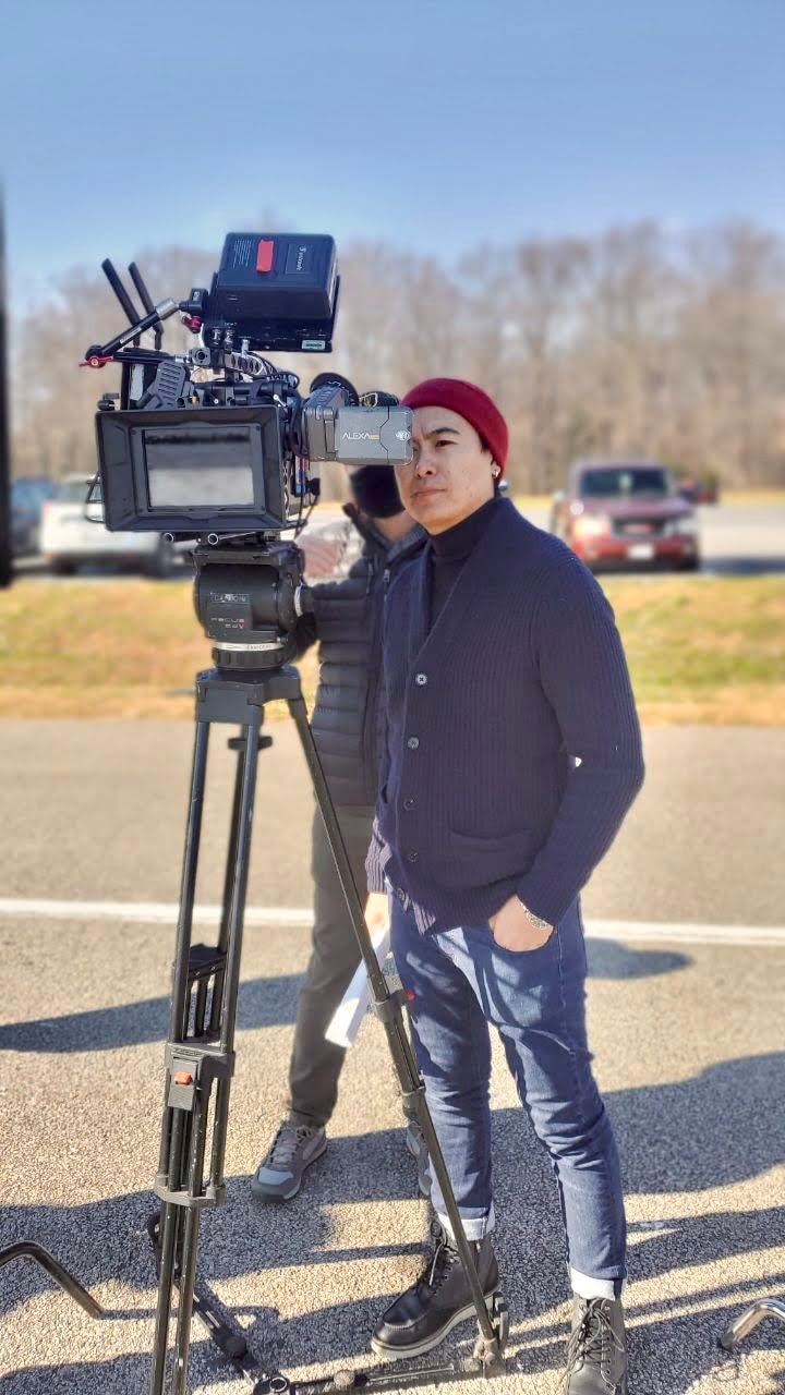 Tim Primkulov with ALEXA Mini camera on location